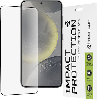 Techsuit Full Glue Full Face Tempered Glass Μαύρο (Galaxy S24)