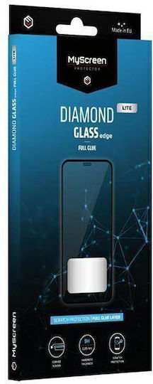 MyScreenPROTECTOR Пълно лепило Закалено стъкло за цялото лице Черен (Realme 11)