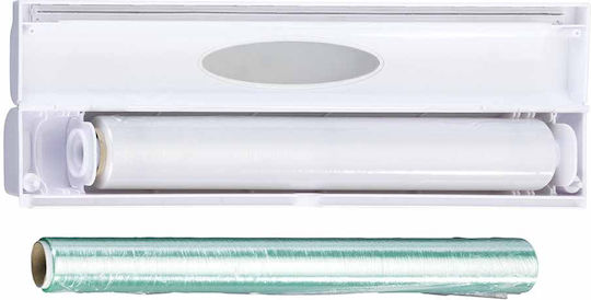 Wenko Metallic Roll Dispenser White 38x6.7x5.2cm 86674100