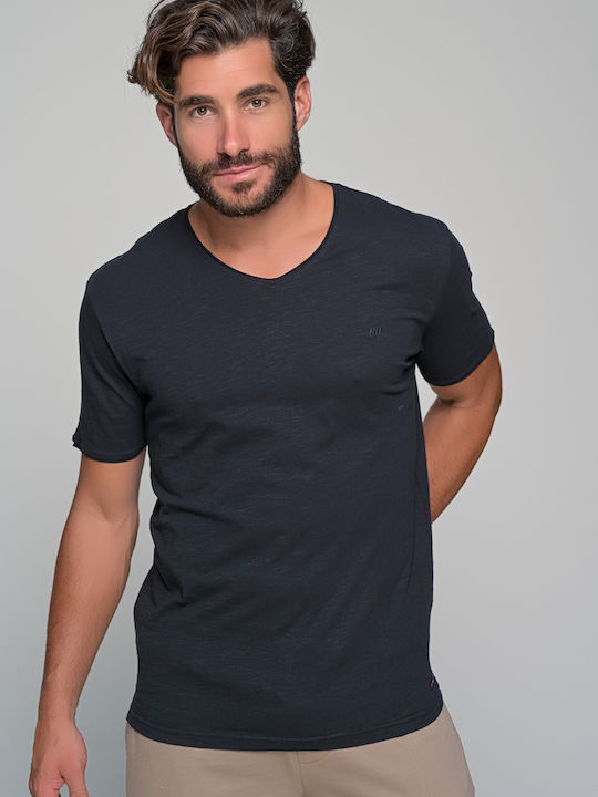 Van Hipster Herren Sport T-Shirt Kurzarm Schwarz