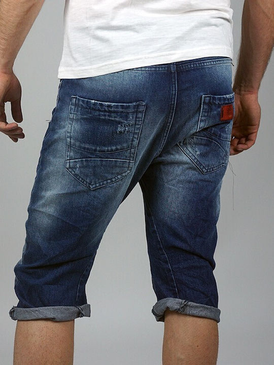 Cover Jeans Men's Shorts Jeans Blue