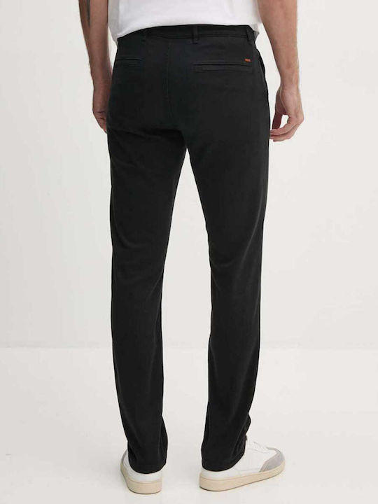Trousers Chino Elastic in Slim Fit Black