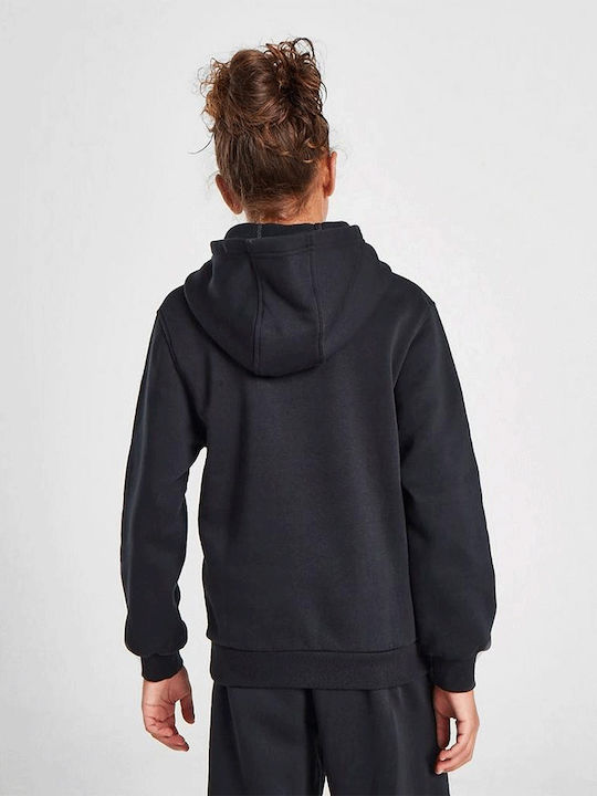 Nike Fleece Kinder-Sweatshirt mit Kapuze Schwarz Sportswear Club