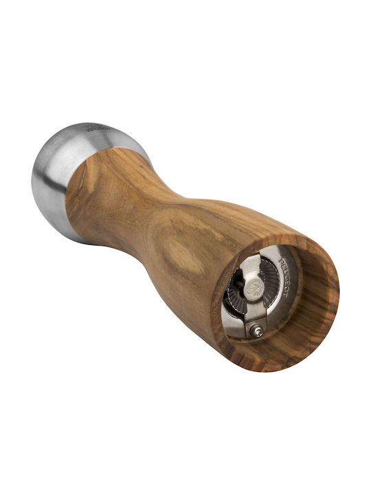 Peugeot Fidji Manual Set Spice Mills made of Wood in Silver Color 20cm 1pcs
