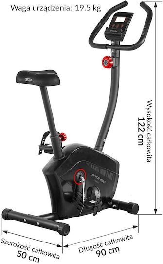 Spokey Lodri Upright Exercise Bike Magnetic