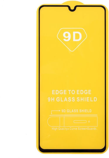 5D Full Face Tempered Glass Μαύρο (Galaxy A41)