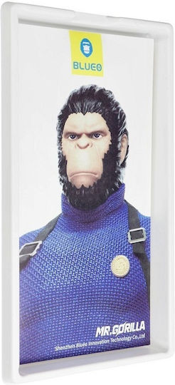 Blueo Mr Monkey Glass 5D Закалено стъкло за цялото лице Черен (Galaxy S22 5G)