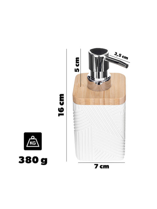 Kadax Dispenser Πλαστικό Λευκό 300ml