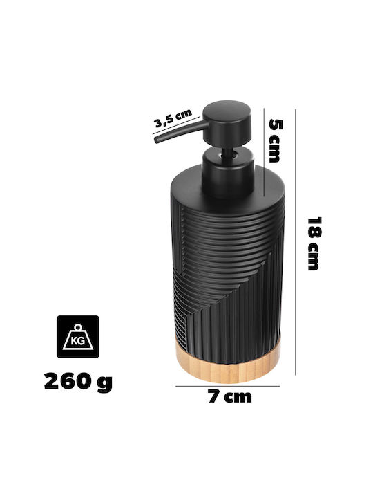 Kadax Spender Kunststoff Schwarz 320ml