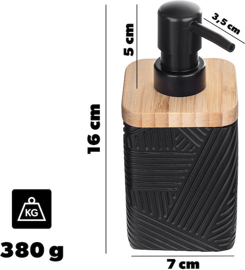 Kadax Dispenser Πλαστικό Μαύρο 300ml