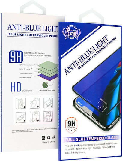 Galaxy A22 Full Glue Full Face Tempered Glass (SAMSUNG GALAXY A22 4G, SAMSUNG GALAXY M22 4G)