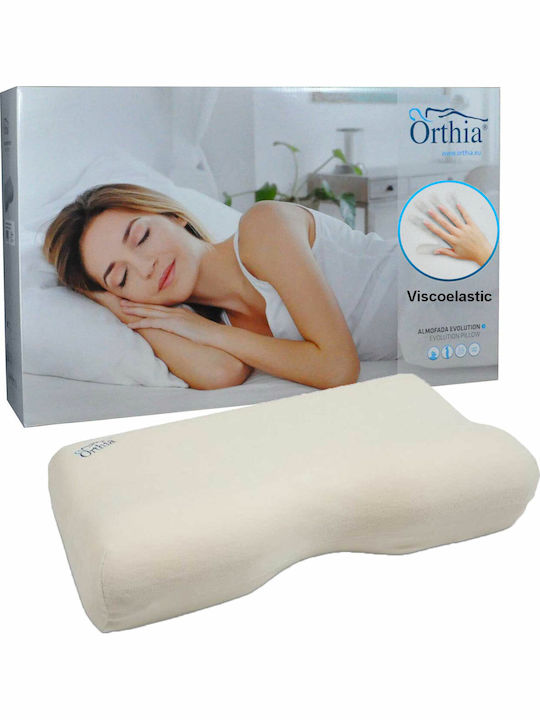 Orthia Evolution Μαξιλάρι Ύπνου Memory Foam Ανατομικό 32x53x12cm