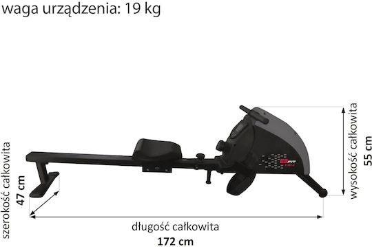 Eb Fit Rudergerät für Benutzer bis 100kg