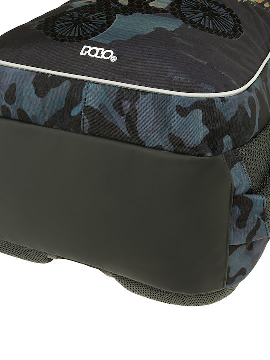 Polo Prize School Bag Backpack Junior High-High School Bike with Water Bottle Holder 22Liters 2024