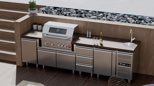 Thermogatz Συρταριέρα 105x68.4x81.5cm TGH-B1-B4-G