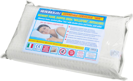Luropas Silicone Sleep Pillow Anatomic 42x72x12cm