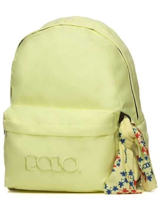 Polo Original 600D School Bag Backpack Junior High-High School in Yellow color 20lt 2019