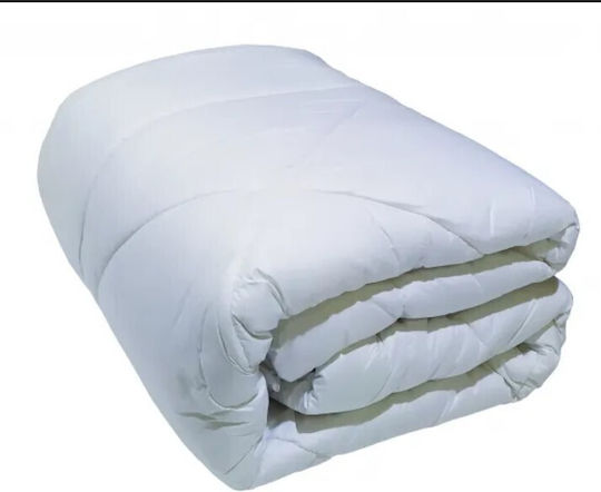 Flamingo Bettdecke Großes Doppelbett mit Microfiber-Füllung 220x240cm Daily White