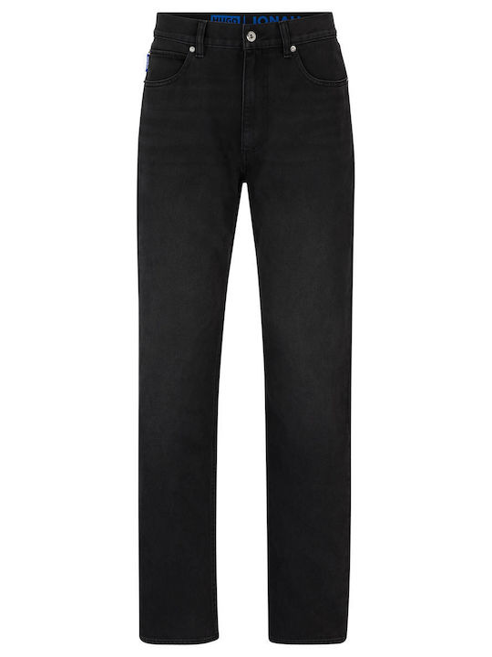 Hugo Men's Jeans Pants in Regular Fit Black