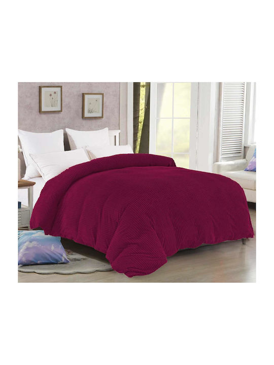 Linea Home Duvet Cover Single 160x210cm Bordeaux