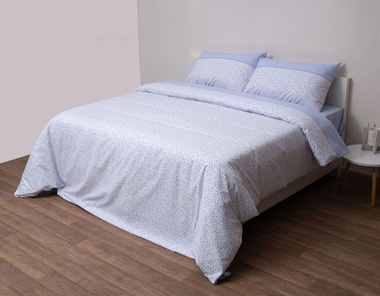 Viopros Duvet Set Queen 220x240cm Νίνα Ciell 2pcs