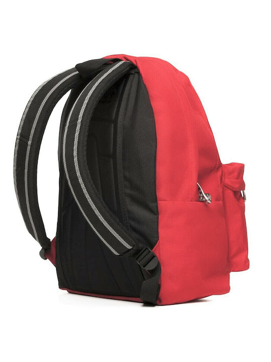 Polo Schulranzen Rucksack für Junior High-High School mit Flaschenhalter Rote 20lt 30 x 21 x 42cm 2024