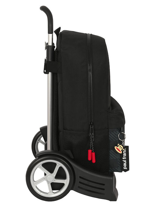 Paul Frank School Bag Trolley Elementary, Elementary in Black color