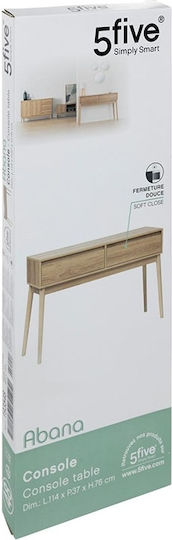 Wooden Console Table F-v Abana L114xW37xH76cm
