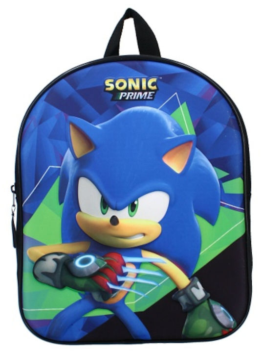 Sonic Schulranzen Rucksack Kindergarten Blau 9Liter