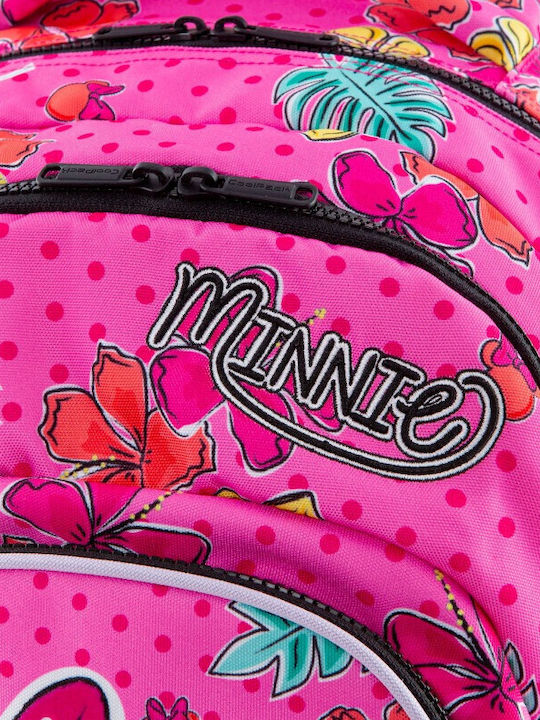 School Light Backpack Spark L Minnie Tropical Led
