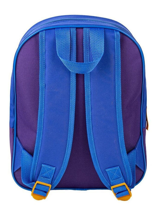 Sonic The Hedgehog School Bag Backpack Kindergarten in Blue color