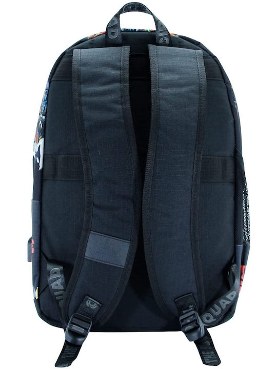 Karactermania Squad Schulranzen Rucksack Grundschule Mehrfarbig mit Flaschenhalter
