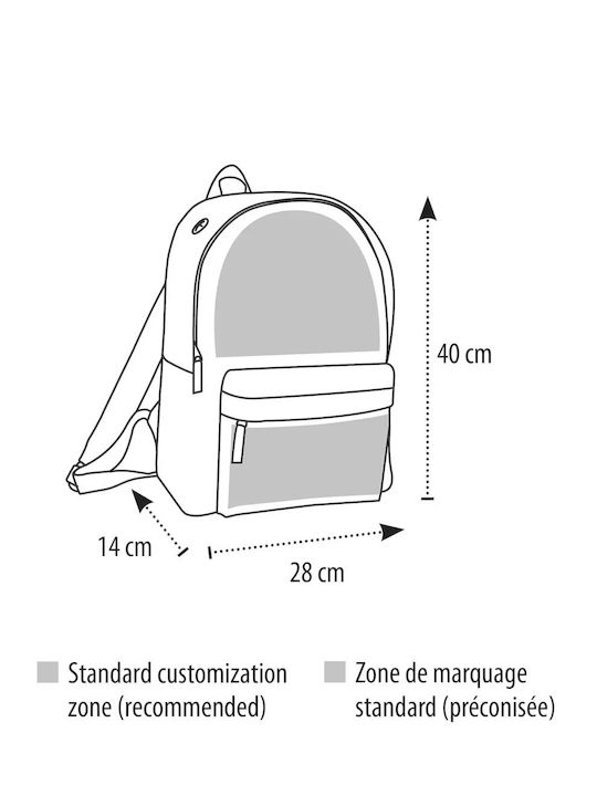 Sol's Rider French Navy School Bag Backpack Junior High-High School in Blue color