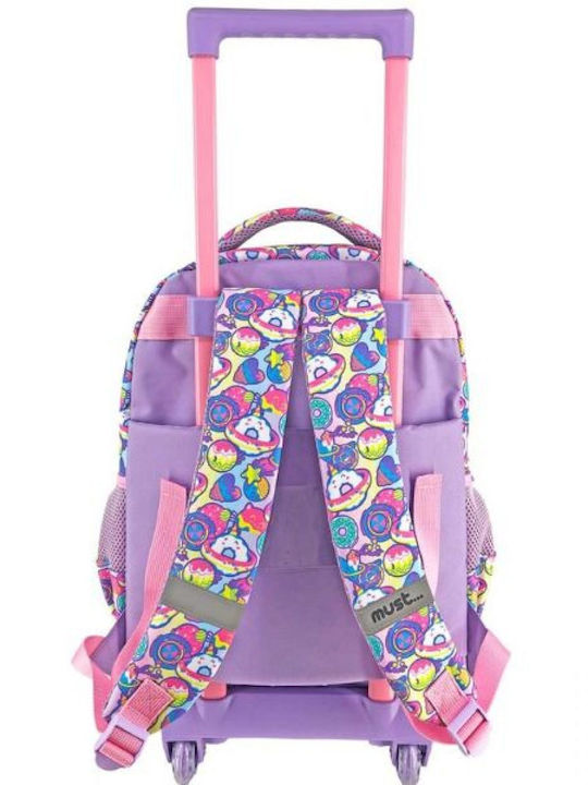 Must School Bag Trolley Elementary, Elementary in Pink color 30lt