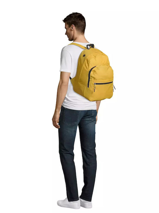 Sol's Express Yellow School Bag Backpack Junior High-High School in Yellow color 24.1lt