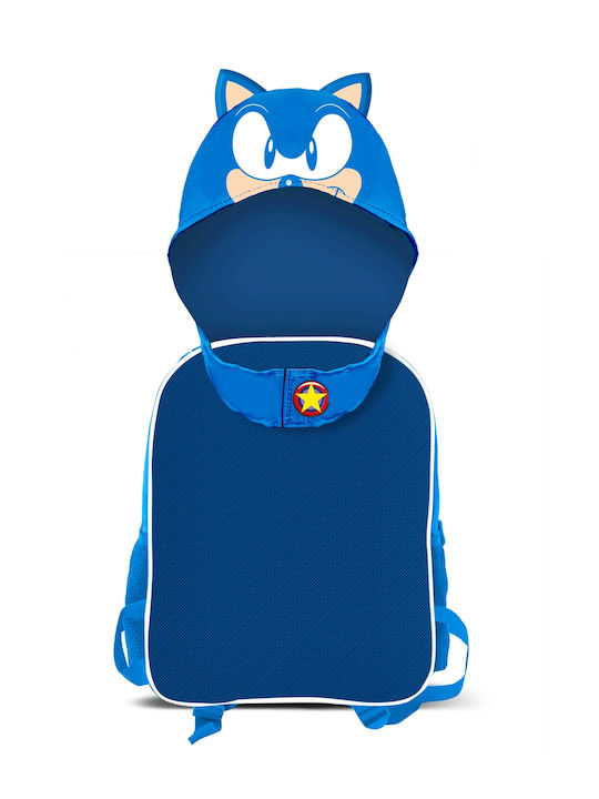 Rucsac cu glugă Sonic Hedgehog de 31 cm