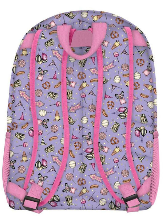 Santoro Gorjuss First Prize School Bag Backpack Elementary, Elementary in Lilac color