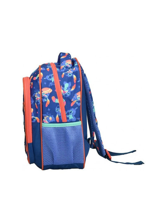 Gim Stitch Ученическа Раница Основно с Джоб за Бутилка Stitch 12 Литра 25 x 15 x 30 см