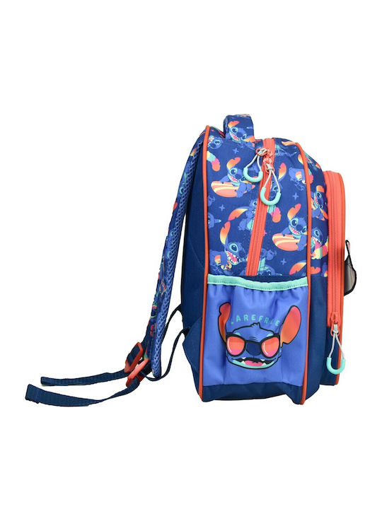 Gim Stitch Ученическа Раница Основно с Джоб за Бутилка Stitch 12 Литра 25 x 15 x 30 см
