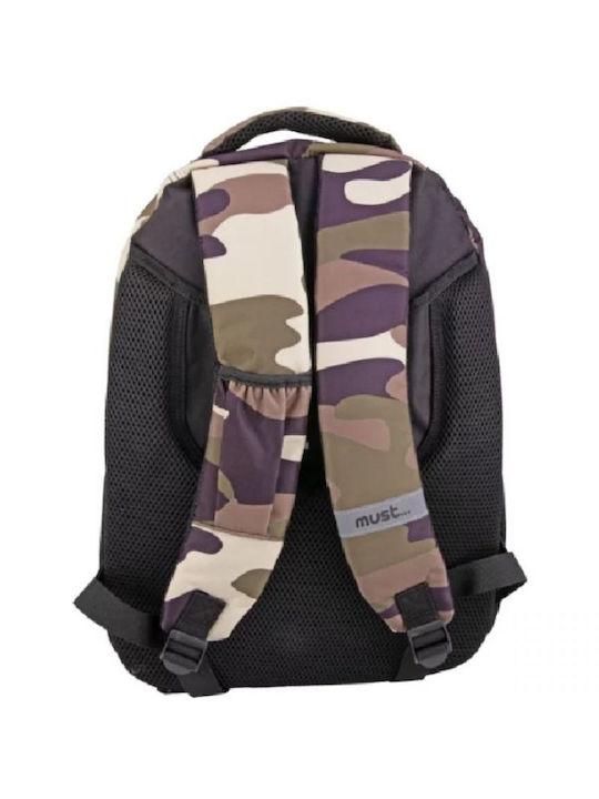 Elementary School Backpack Must Eternal Army 3 Compartments