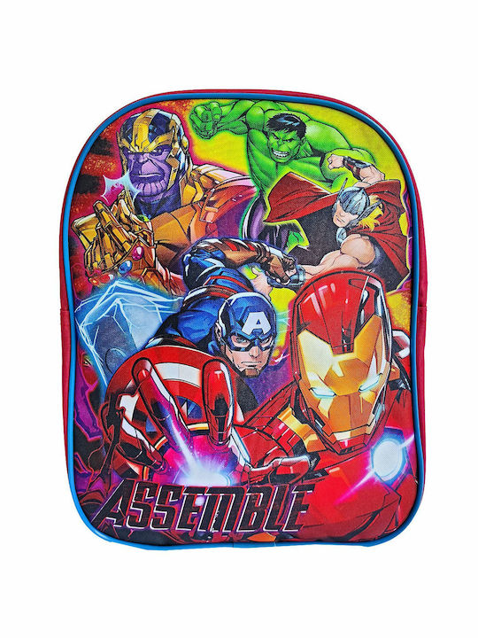 Avengers Σχολική Τσάντα Πλάτης Νηπιαγωγείου Πολύχρωμη