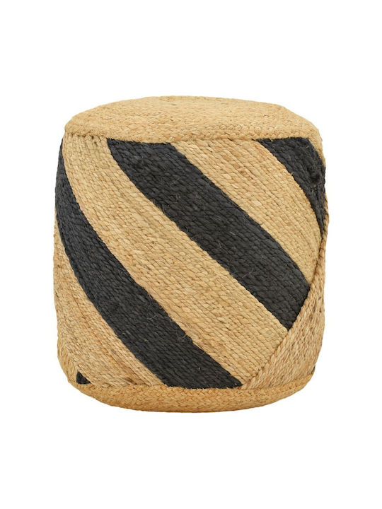 Bean Bag Chair Stool Waterproof Relous Natural Black 40x40x40cm