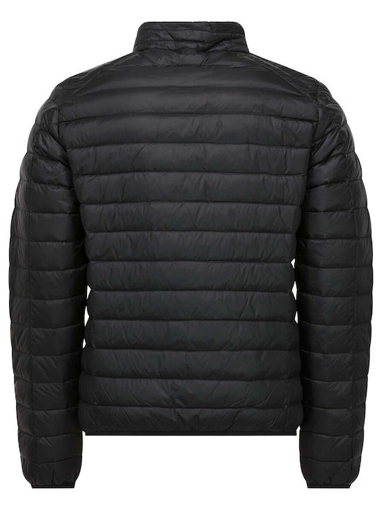 Jott Mat Men's Winter Puffer Jacket Black/Red MAT-999