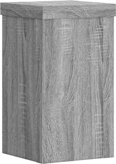 vidaXL Pflanzenständer Holz Grau 10cmx10cmx18cmcm. 2Stück