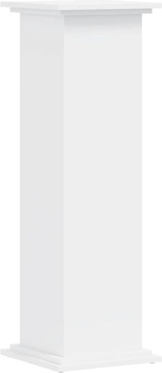vidaXL Plant Stand Wooden White 33cmx33cmx100cmcm.