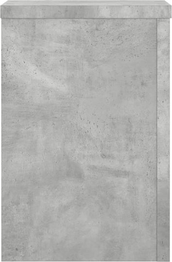 vidaXL Ανθοστήλες Ξύλινες Γκρι 25x25x35εκ. 2τμχ
