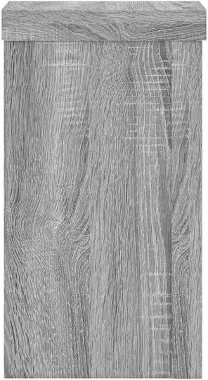 vidaXL Pflanzenständer Holz Grau 10cmx10cmx18cmcm. 2Stück