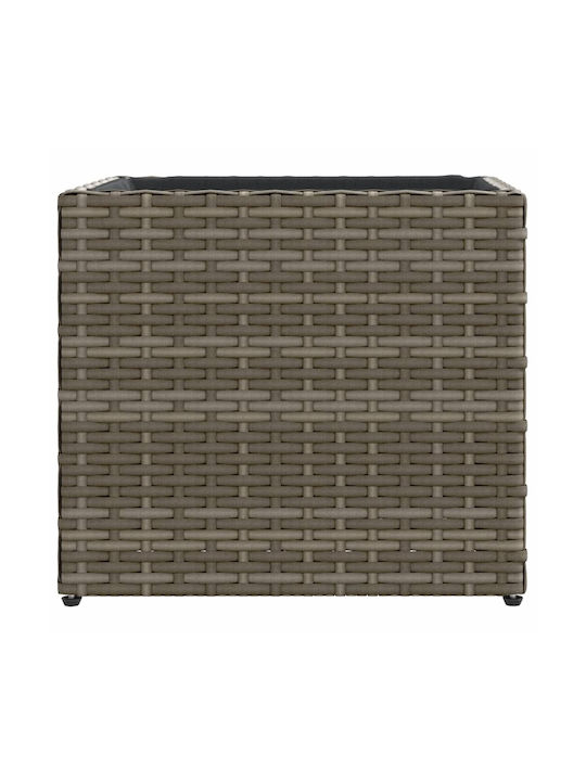 vidaXL Garden Set 2 Planters Plastic Grey