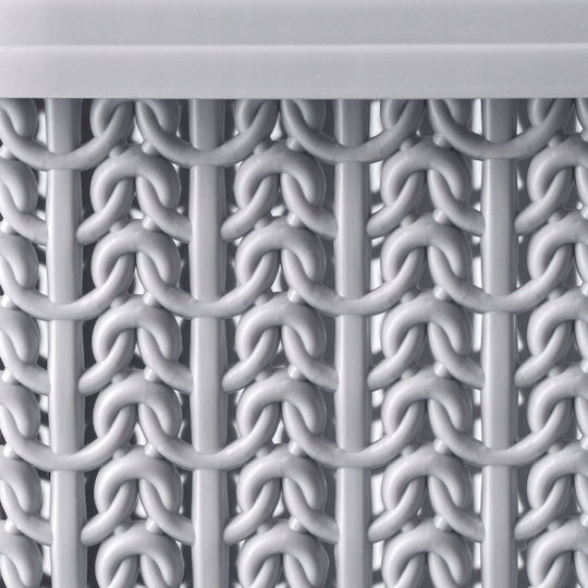 Kadax Plastic Cutie de Depozitare cu Capac Gri 6lt 1buc