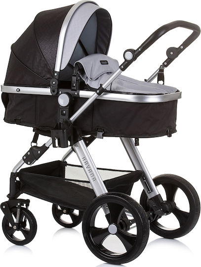 Chipolino Havana Бебешка количка 3 в 1 Obsidian/Silver